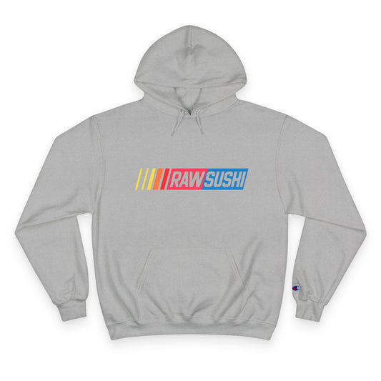 Raw+Sushi "Racer Pack" Heavy Cotton Racer Champion Hoodie grey