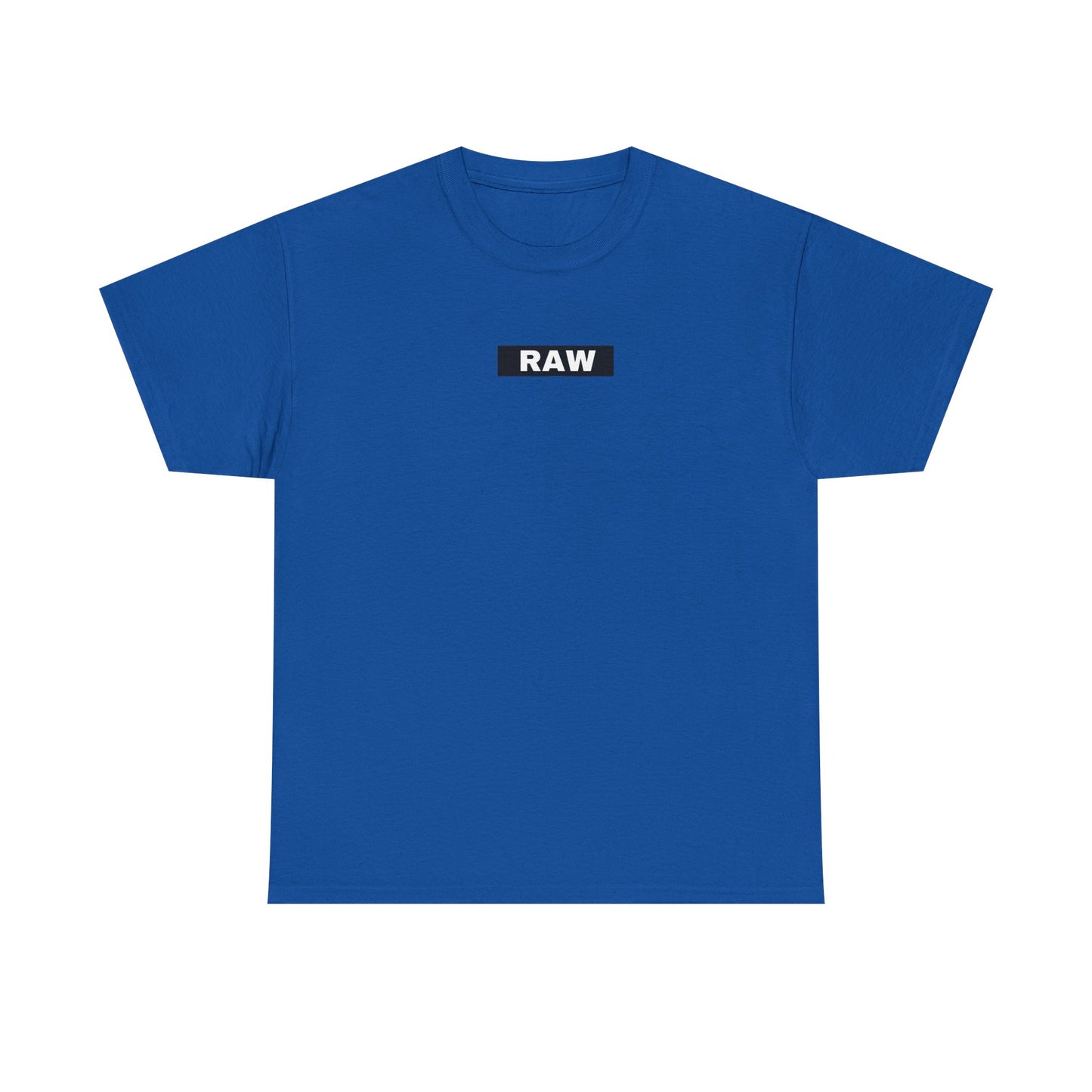Raw Box LOGO Heavy Cotton Tee ROYAL