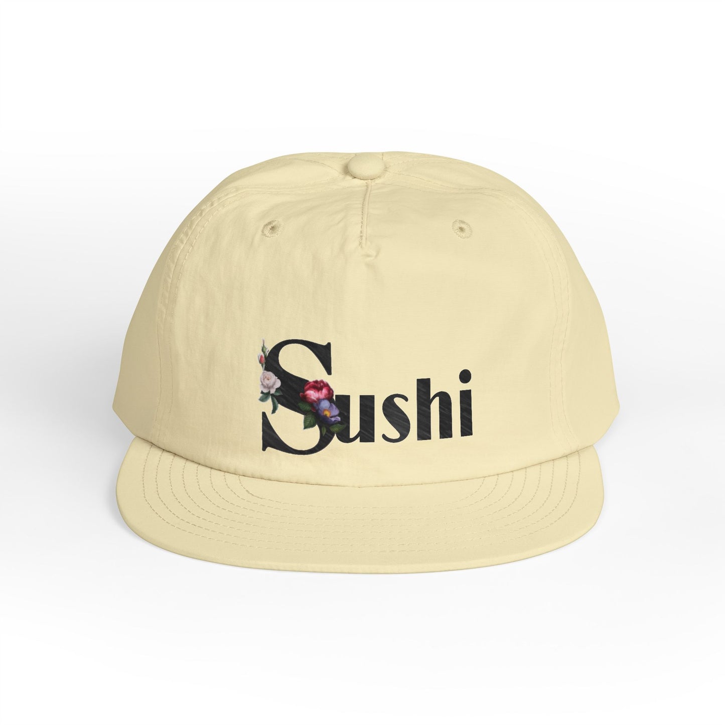 Raw Sushi "SUSHI" Surf Cap WHT