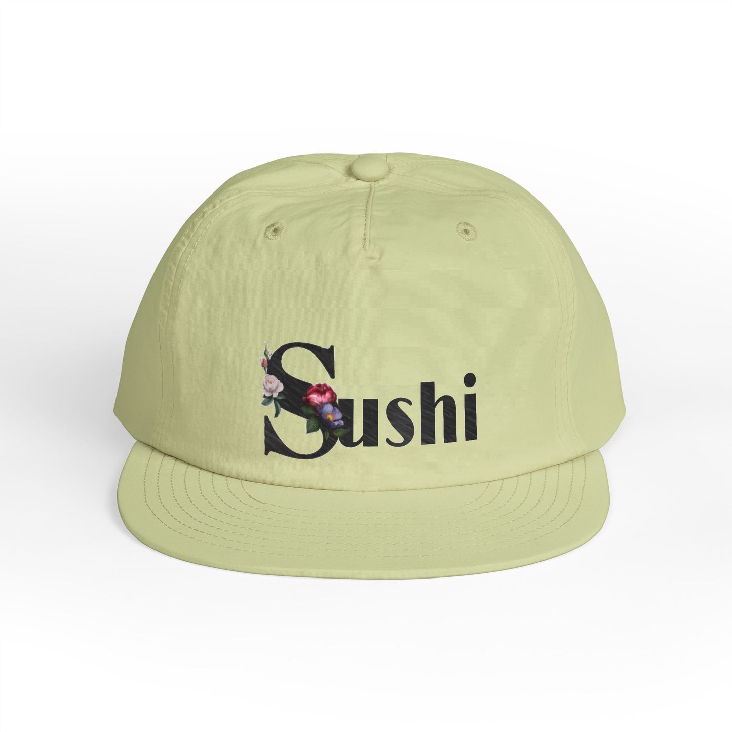 Raw Sushi "SUSHI" Surf Cap WHT