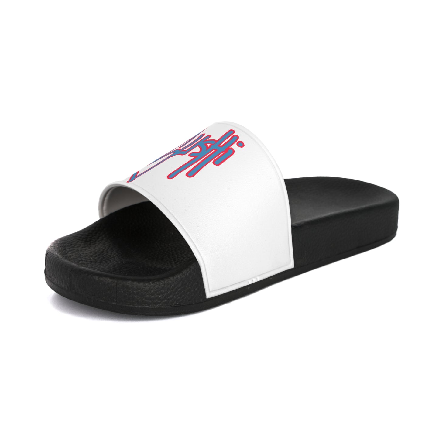 Raw+Sushi "SUSHI STREET TAG" Slide Sandals white