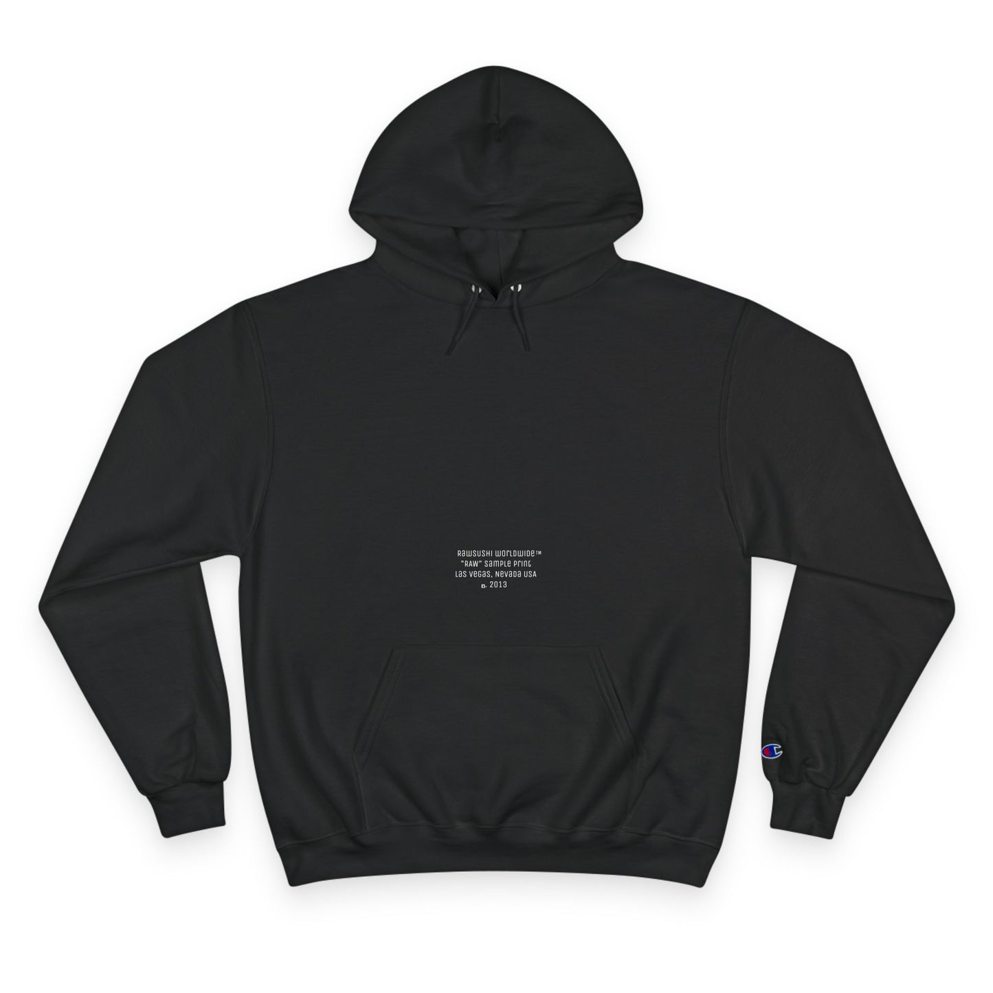 raw+sushi "RAW SAMPLE PRINT" HB Champion Hoodie
