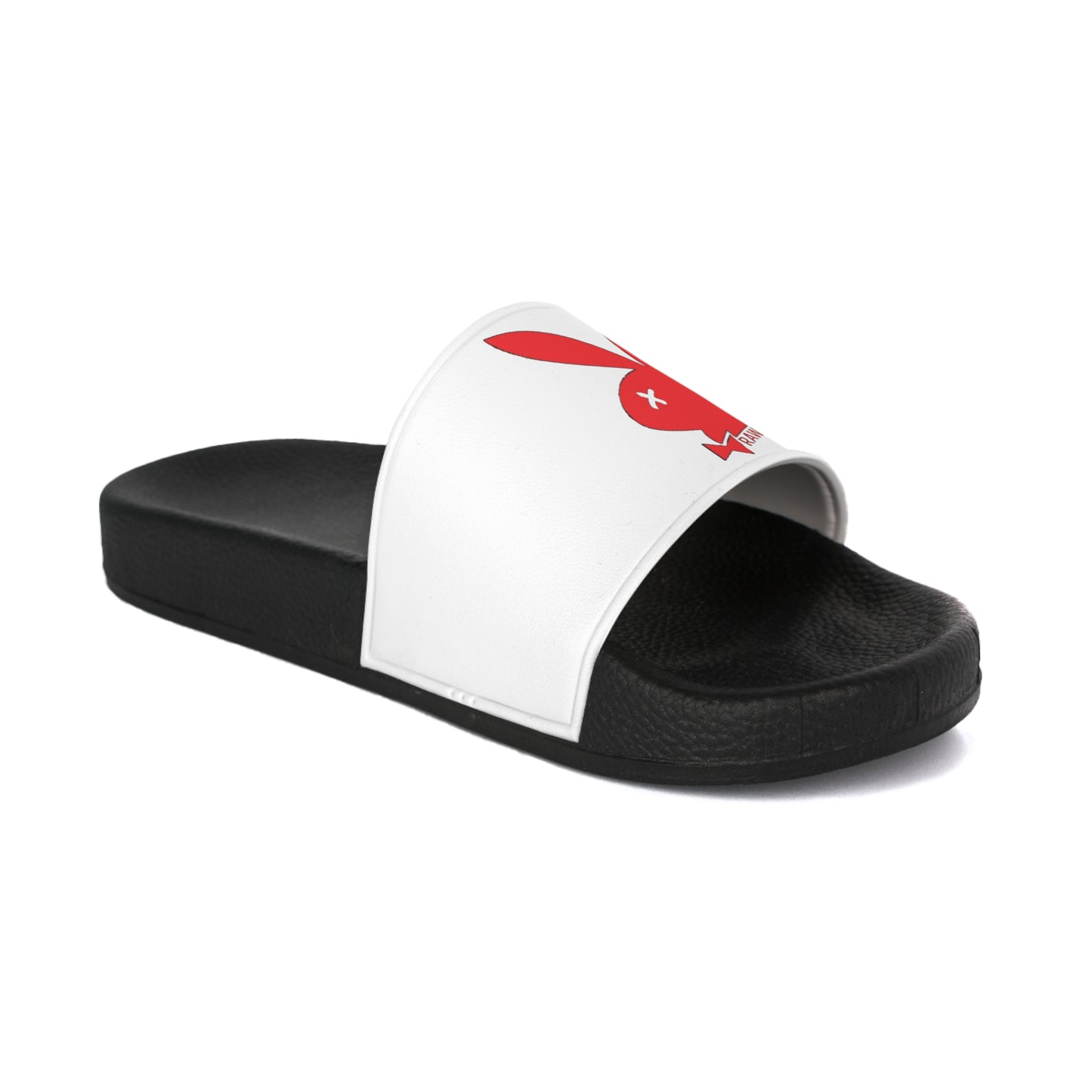 Raw+Sushi "PLAY BOYZ" Slide Sandals WHT