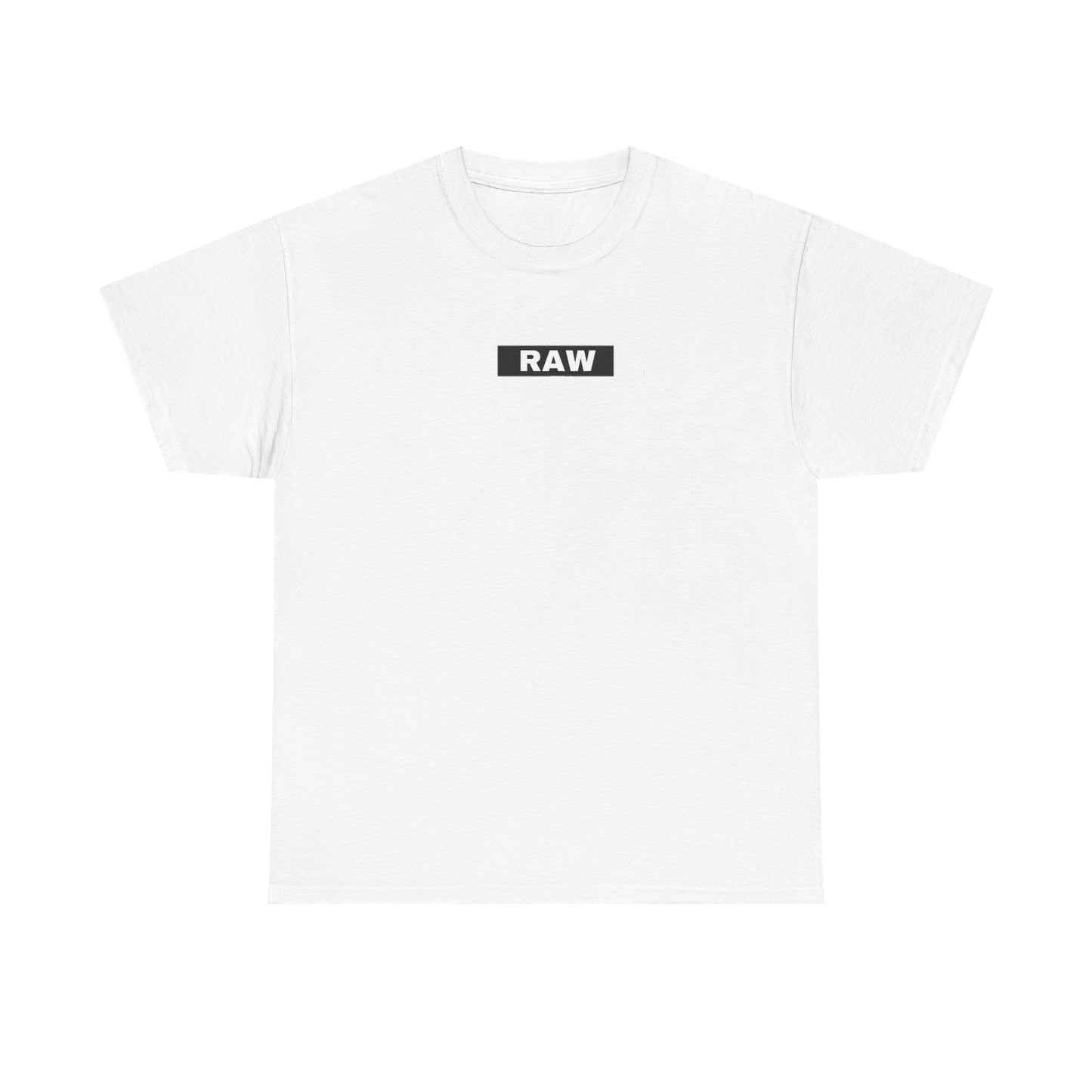Raw Box LOGO Heavy Cotton Tee WHITE