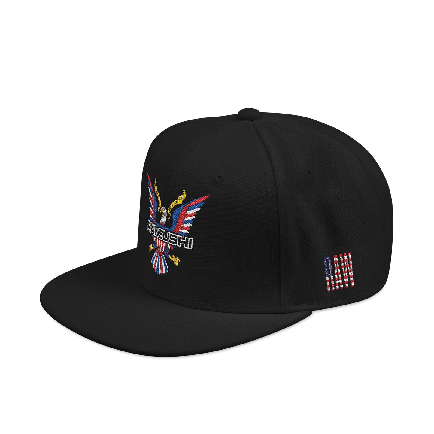 Raw Sushi " RAW SET ' Snapback Hat BLK