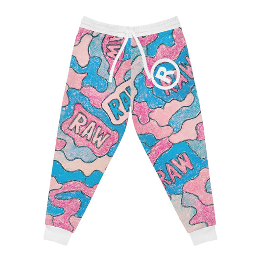 Raw+Sushi "Crayola camo" Athletic Joggers limited supply