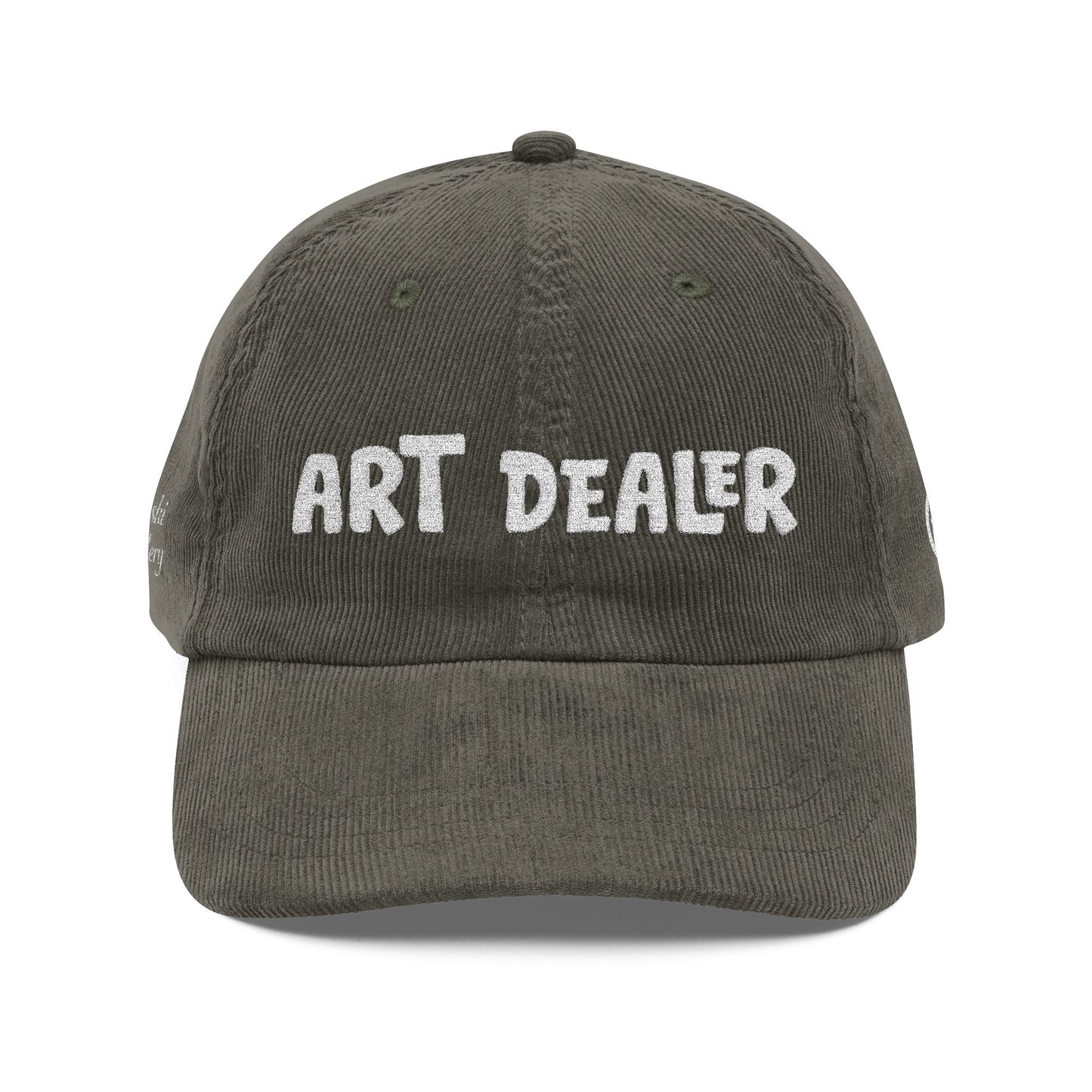 Vintage Corduroy Raw+Sushi Art Gallery "ART DEALER" (Embroidery)