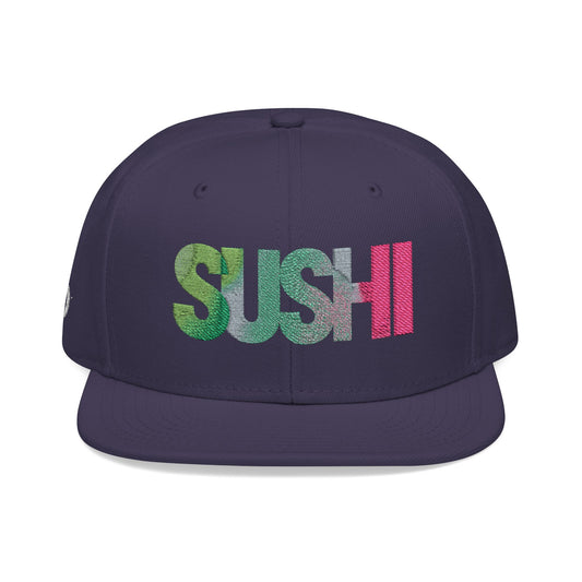 Raw Sushi "sushi" Snapback Hat