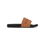 Raw+Sushi "world wide exploration" Slide Sandals brown