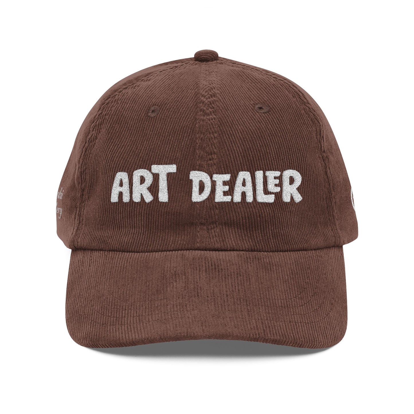 Vintage Corduroy Raw+Sushi Art Gallery "ART DEALER" (Embroidery)