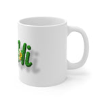 Raw sushi "GRASSY SUSHI" WHITE Mug 11oz