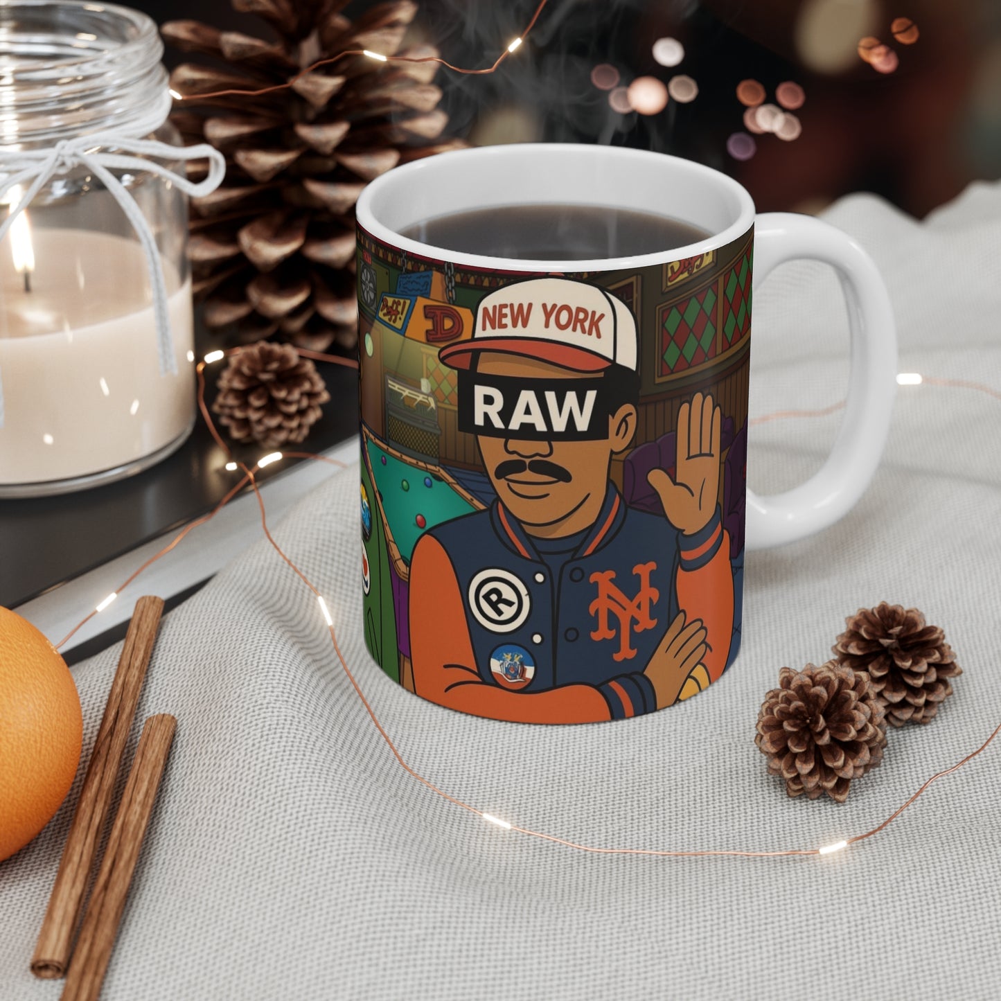 RawSushi "coming to Springfield " Mug 11oz