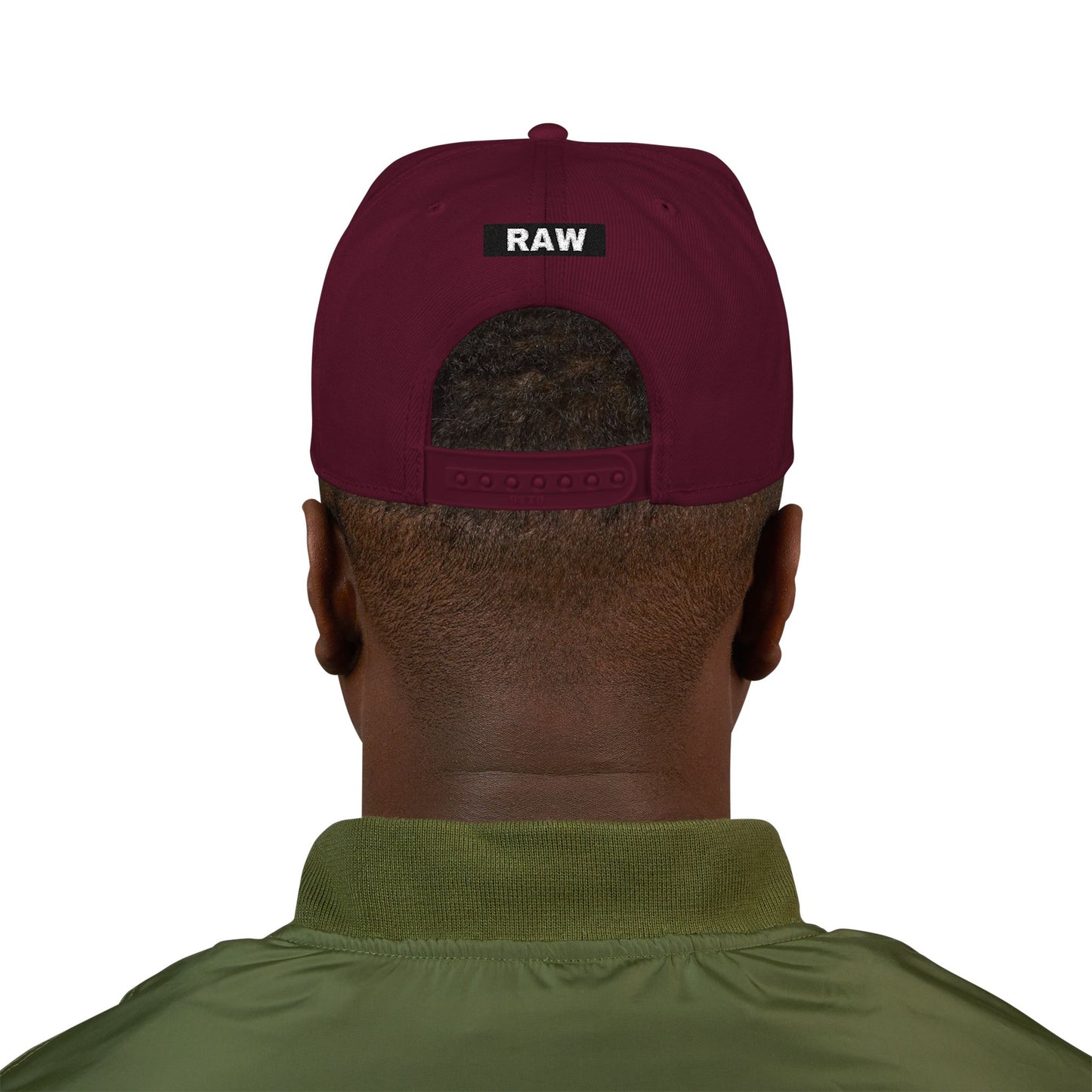 Raw Sushi ART Gallery' Snapback Hat burgundy