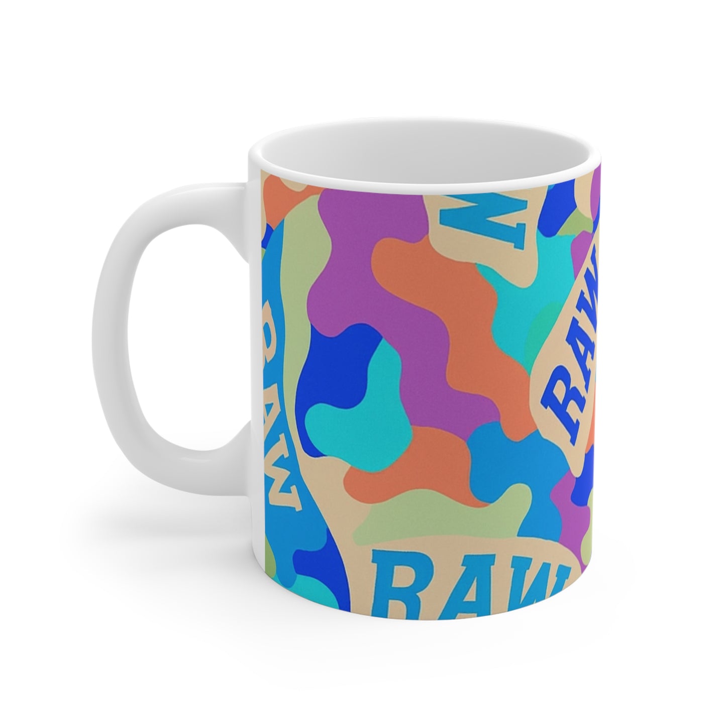 RawSushi "winter 25' camo" Mug 11oz