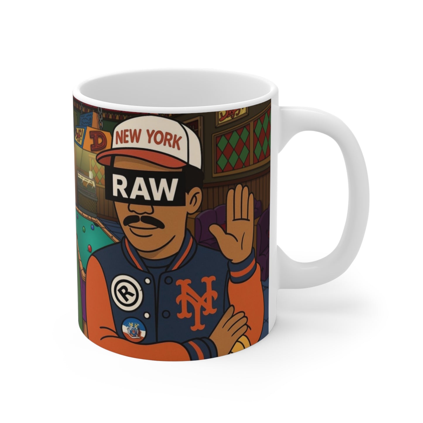 RawSushi "coming to Springfield " Mug 11oz