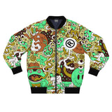 Raw+Sushi "1960s Hippy Trippy" Bomber Jacket