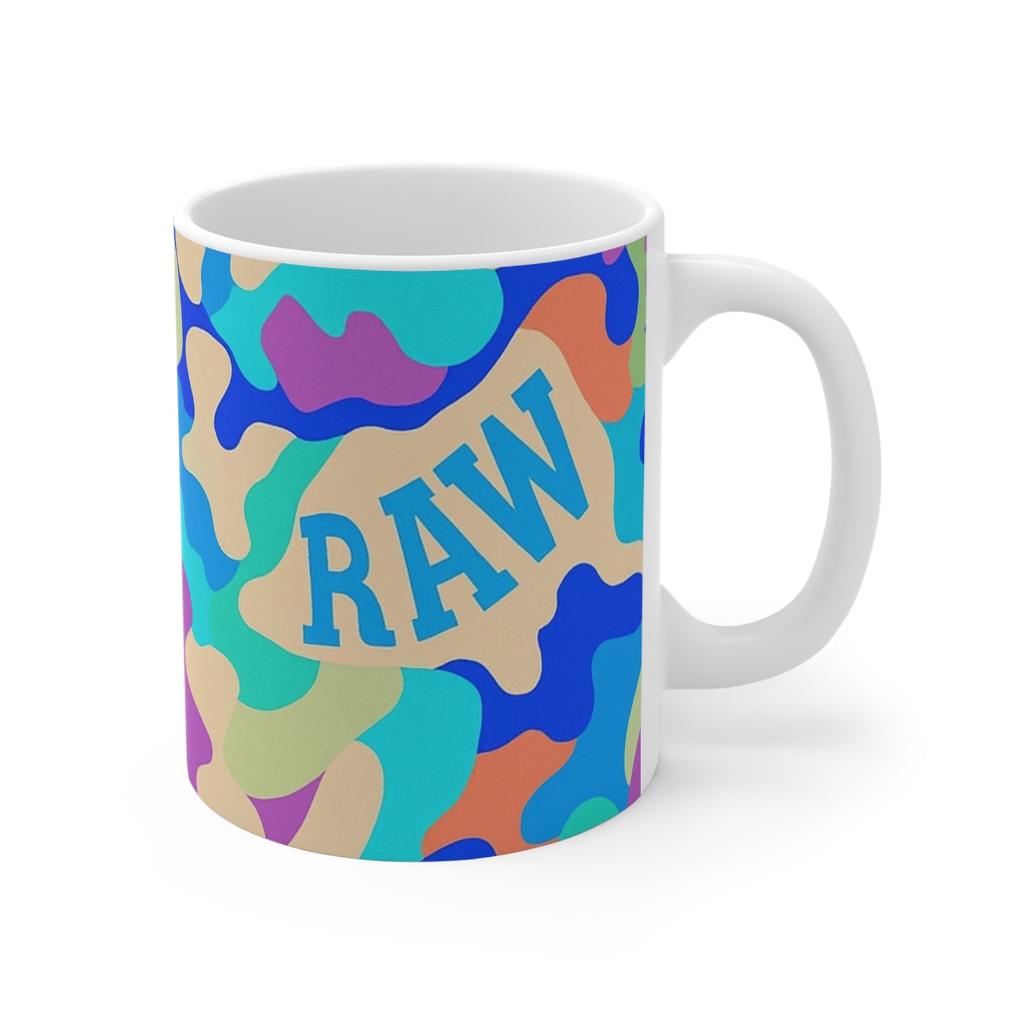 RawSushi "winter 25' camo" Mug 11oz