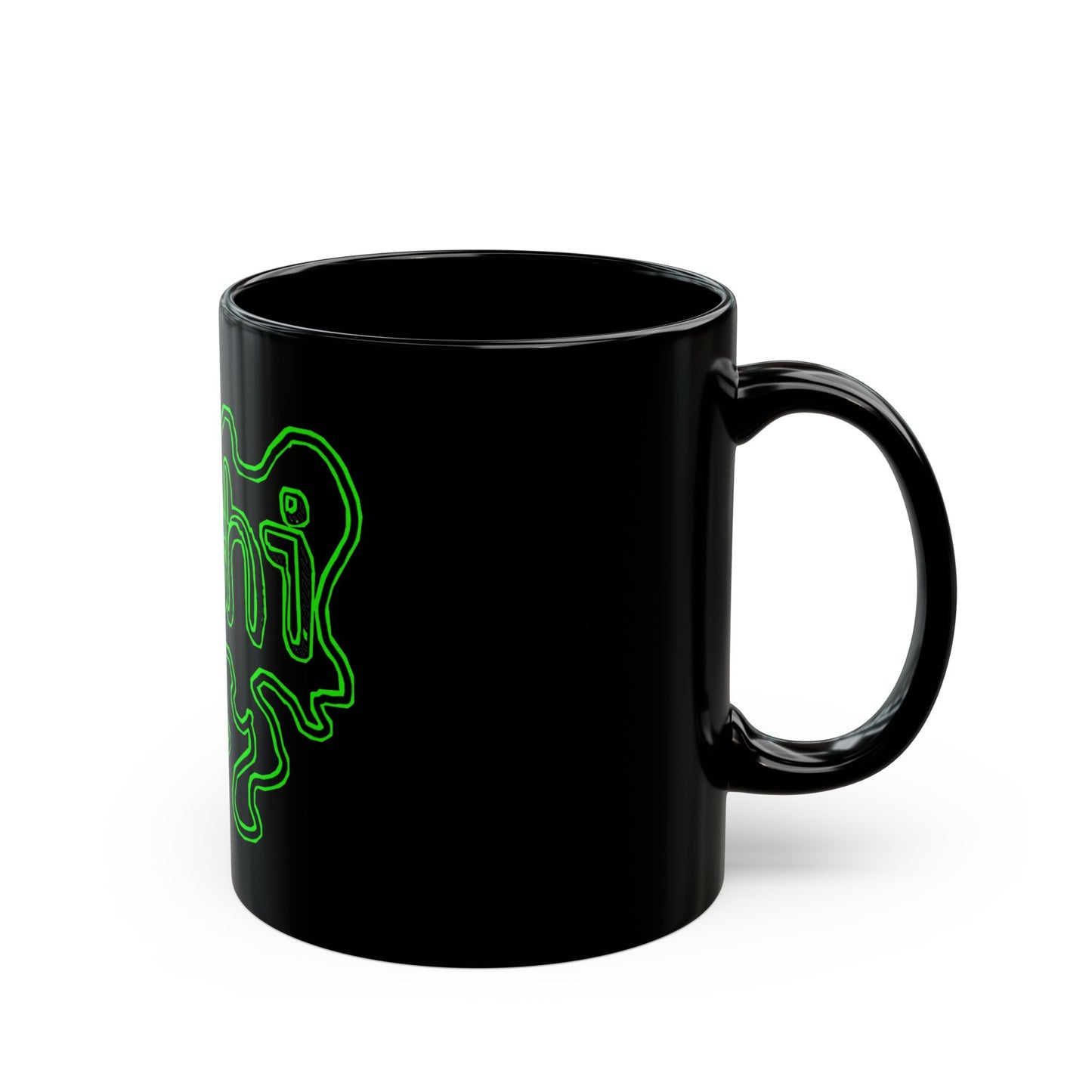 Raw+Sushi "Sushi" (slimed coffee) 11oz Black Mug