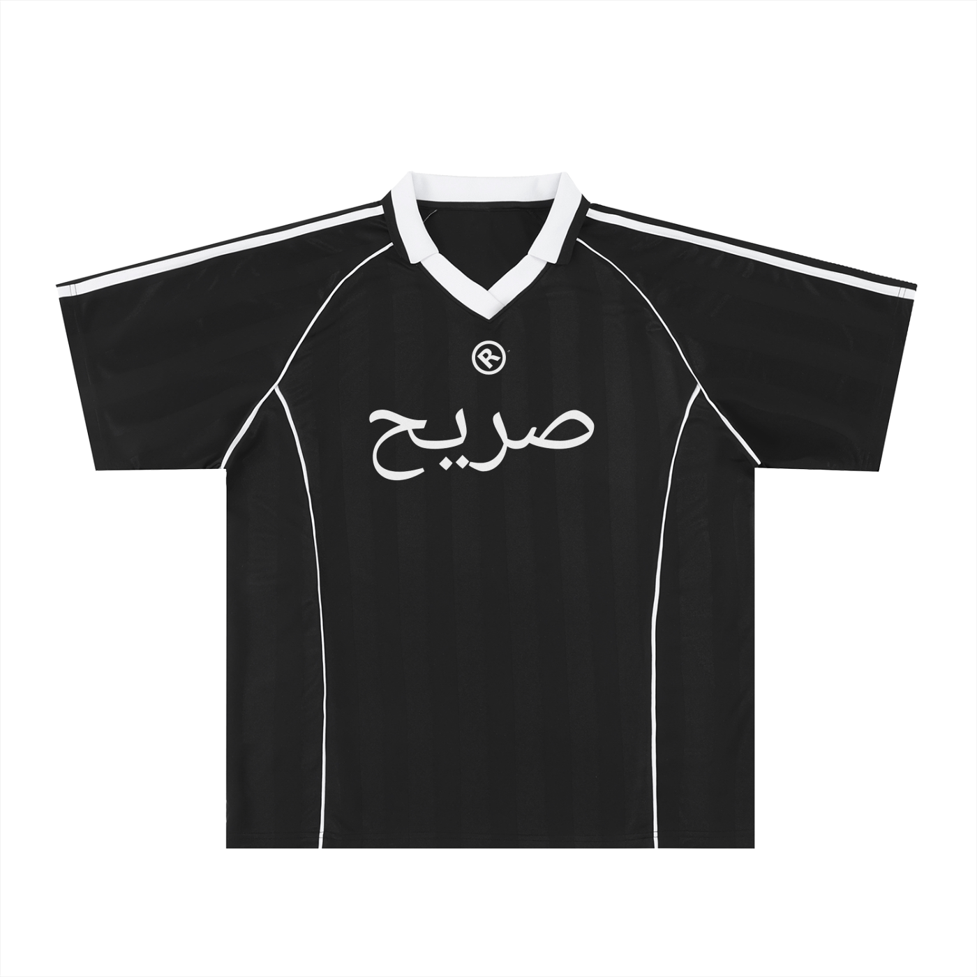 Shadow Stripe Collared Soccer Jersey