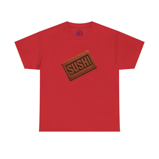 Raw+Sushi "BRICKS" Heavy Cotton Tee RED