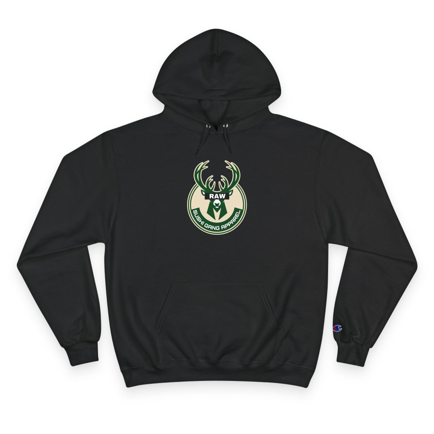 Raw+Sushi x Champion "BUCKS STAMP" (NBA EDITION)