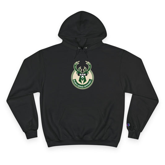 Raw+Sushi x Champion "BUCKS STAMP" (NBA EDITION)