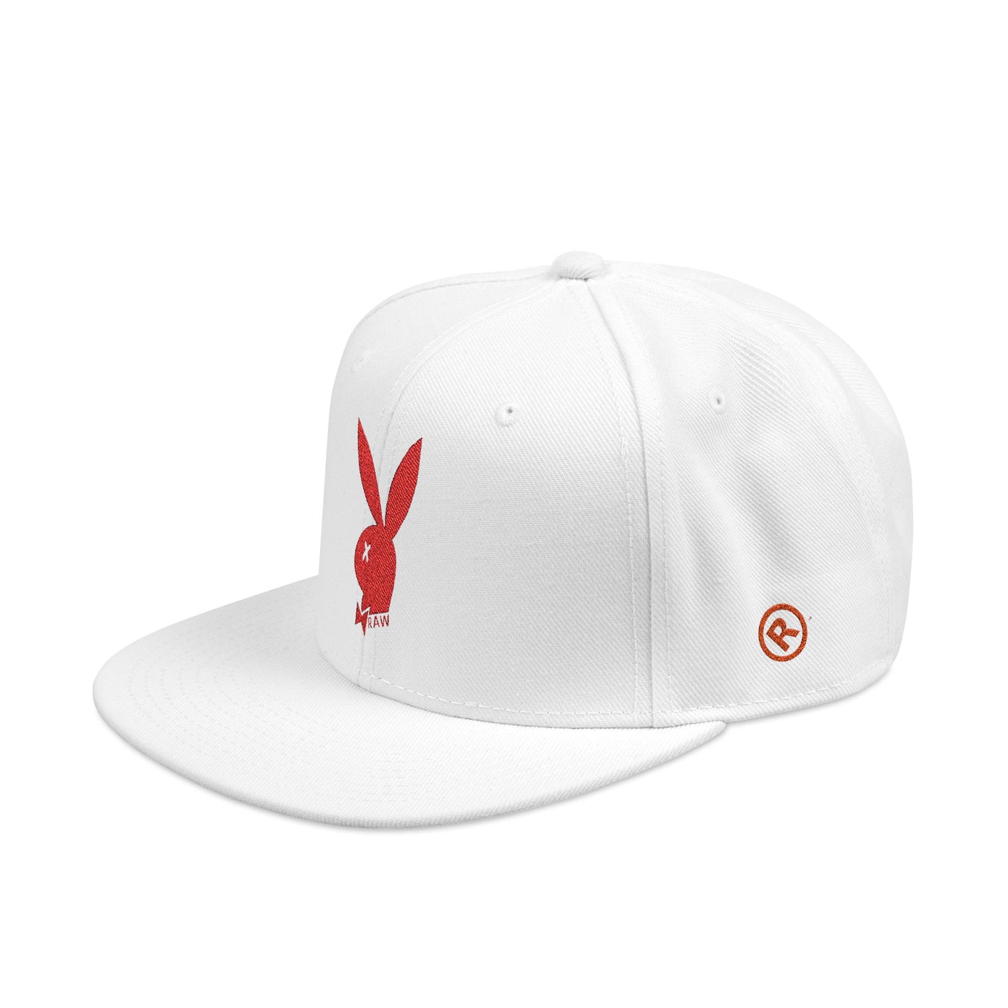 Raw Sushi "PLAY BOYZ" Snapback Hat (WHT)