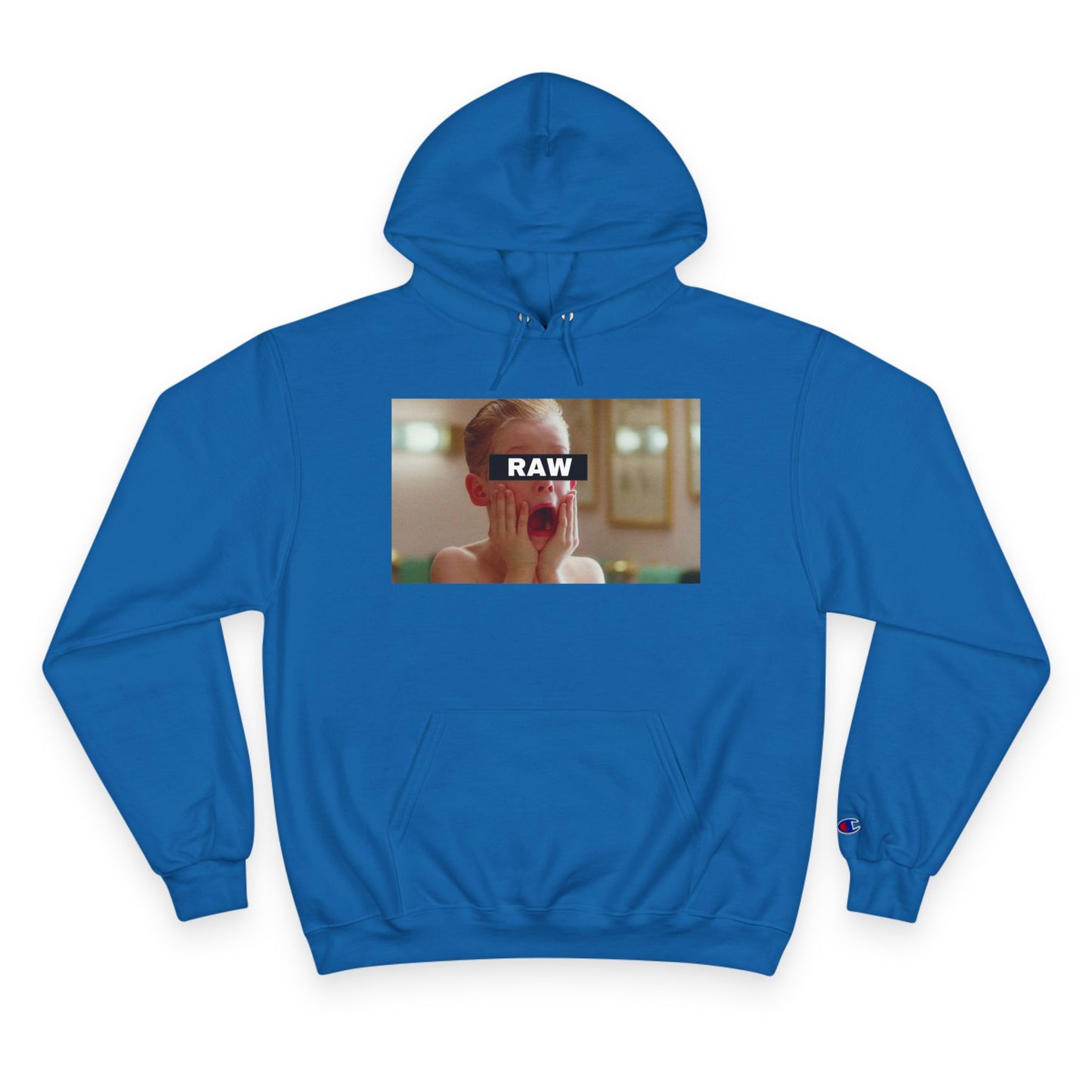 Raw+Sushi x Champion "HOME ALONE" hoodie