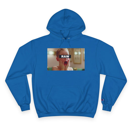 Raw+Sushi x Champion "HOME ALONE" hoodie