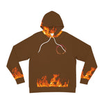 Raw+Sushi "FLAMES" Athletic hoodie