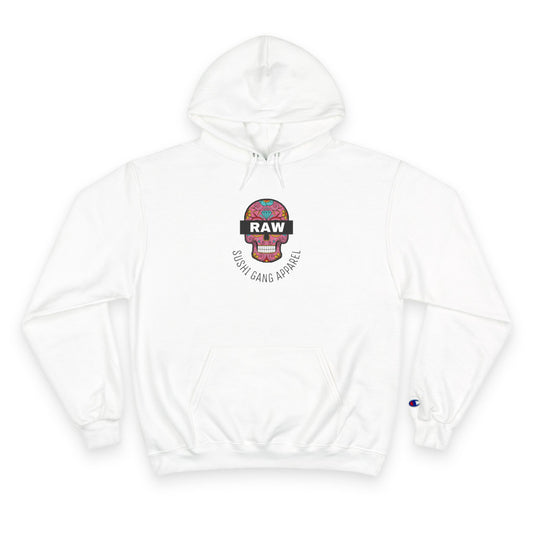 Raw+Sushi x Champion "skull candy" hoodie