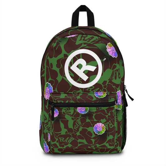 Raw+Sushi "green Raw Camo" Backpack