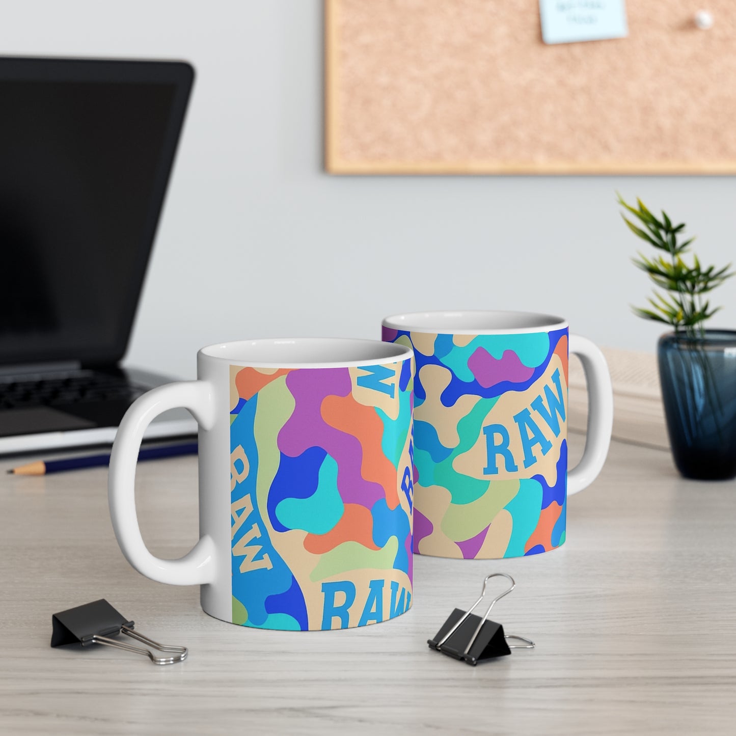 RawSushi "winter 25' camo" Mug 11oz