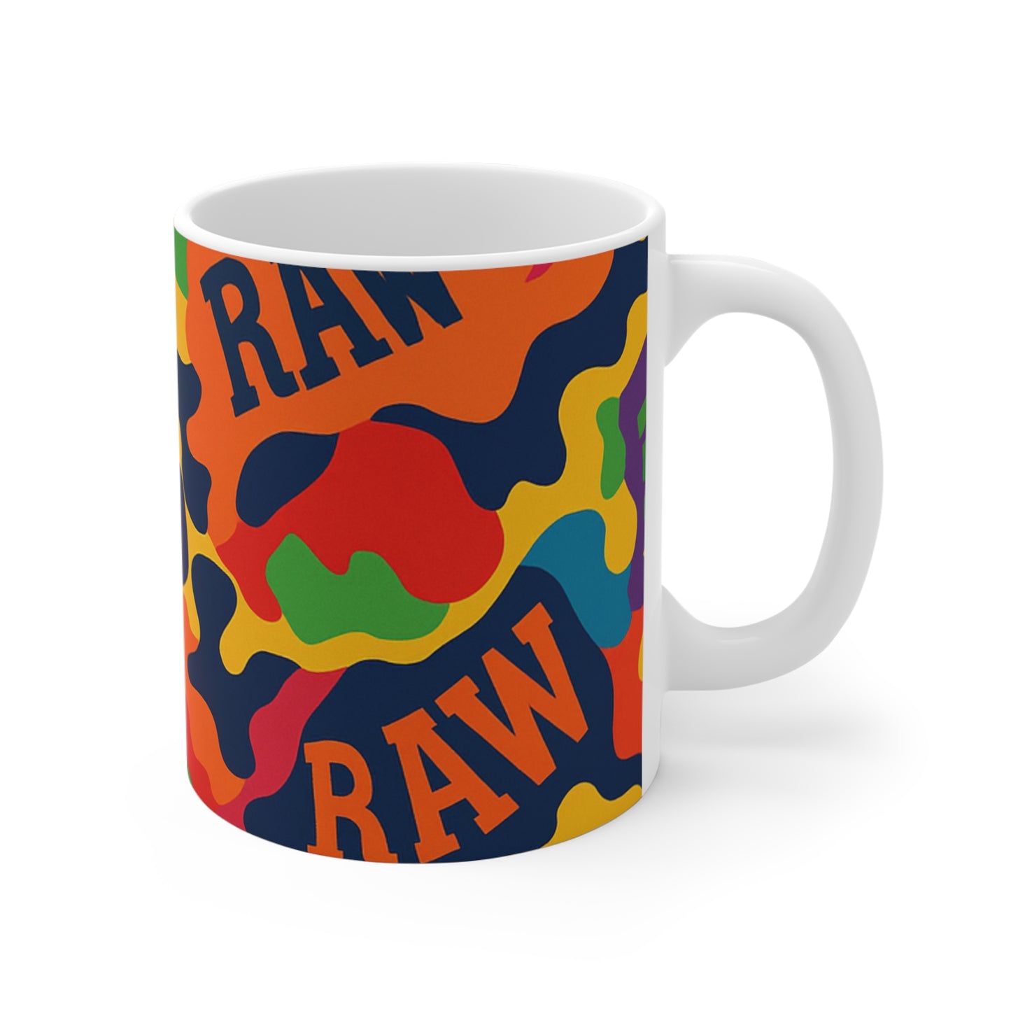 RawSushi "raw camo summer 25'" Mug 11oz