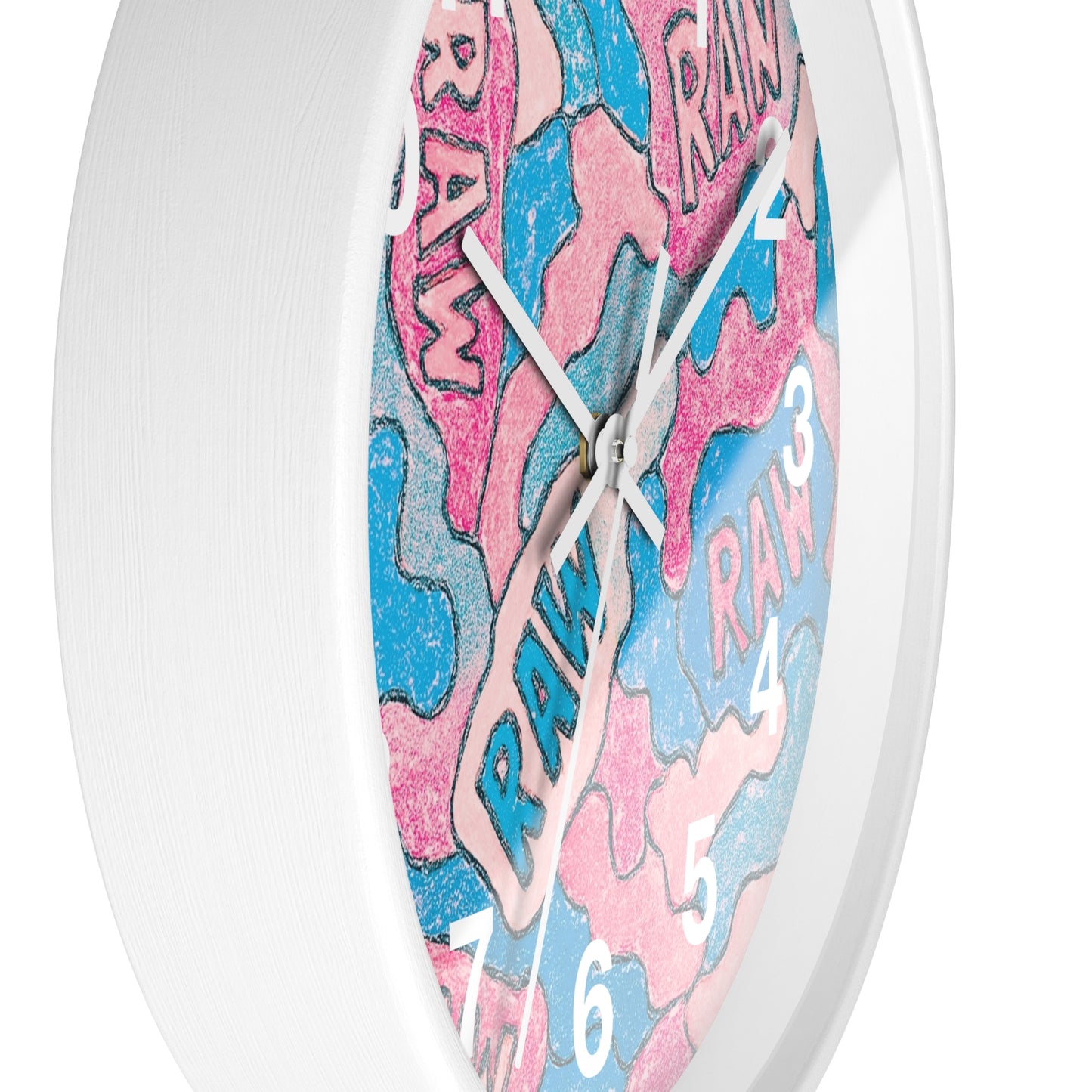 RAW Crayola" Wall Clock —Timepiece