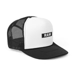 Raw+Sushi "RAW STAMP" Trucker Caps blk/white