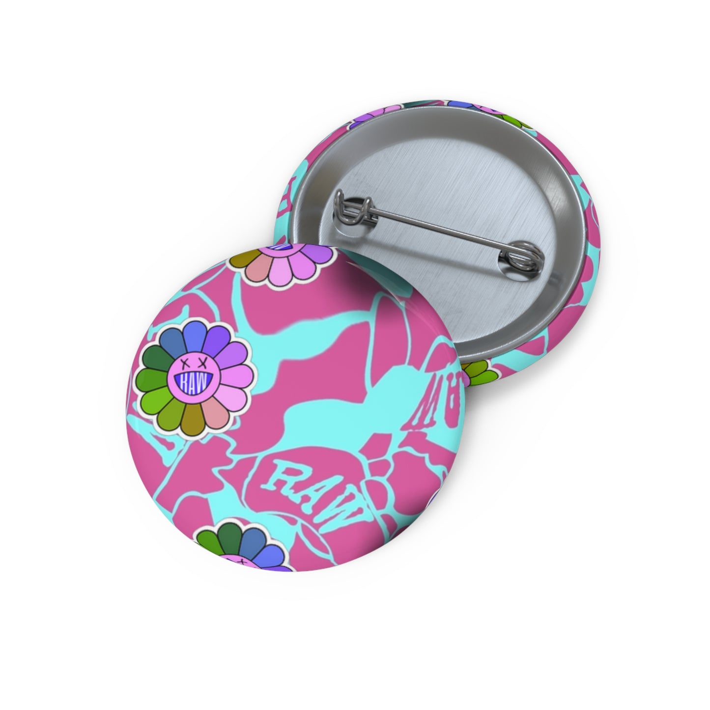 RAW SUSHI OG CAMO Pin Button