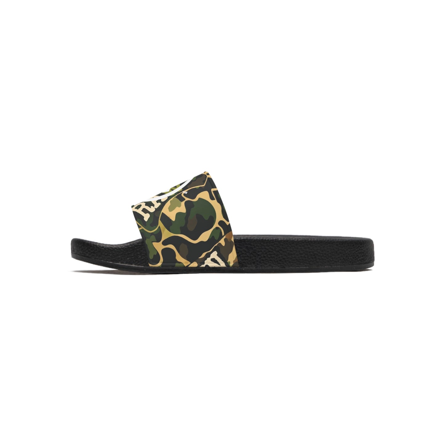 Raw+Sushi "RAW ARMY CAMO" Slide Sandals multi/blk