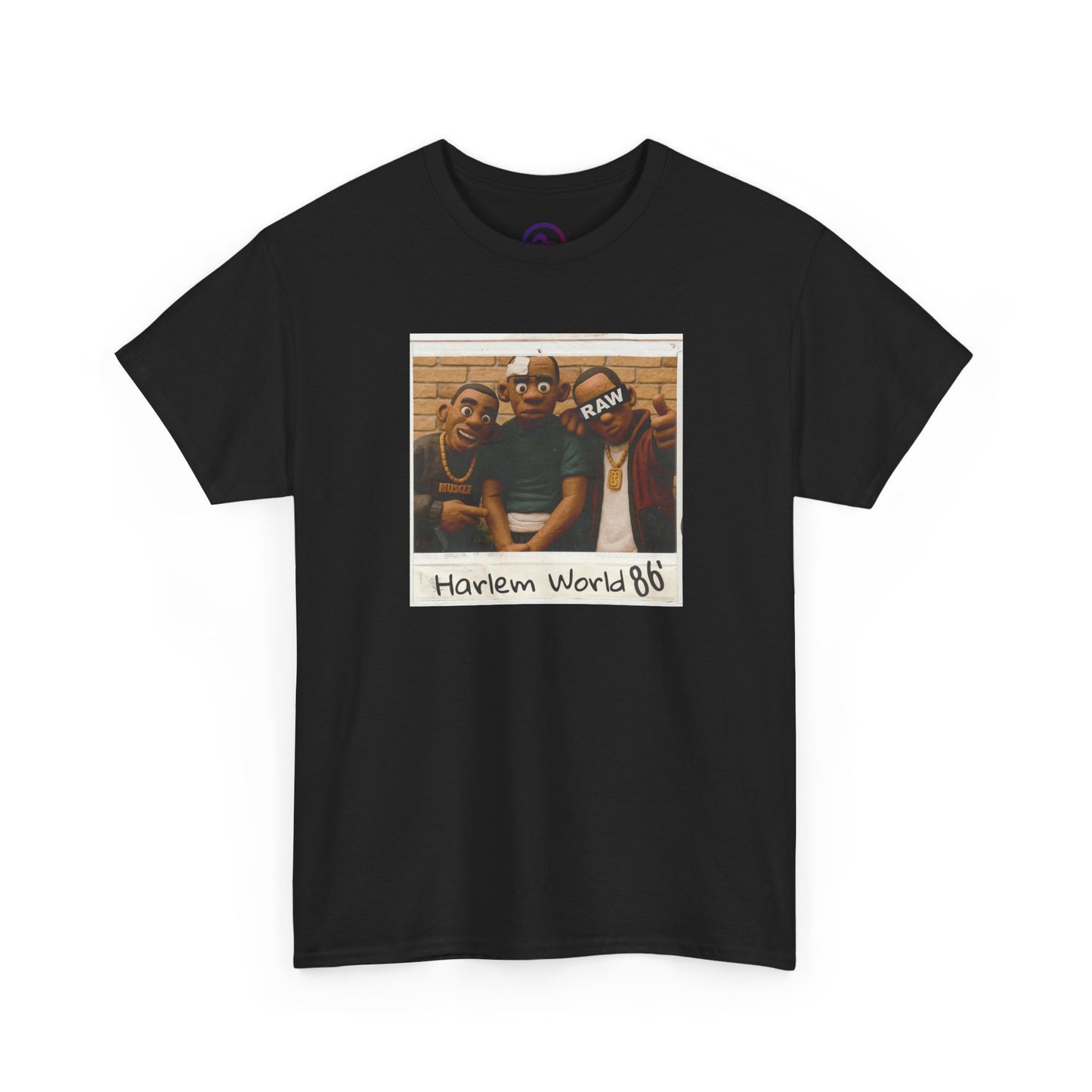 Raw+Sushi "Harlem world 86" Heavy Cotton Tee