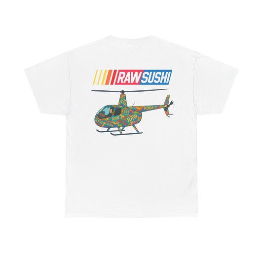 Raw+Sushi "cartoon chopper" Heavy Cotton Racer Tee