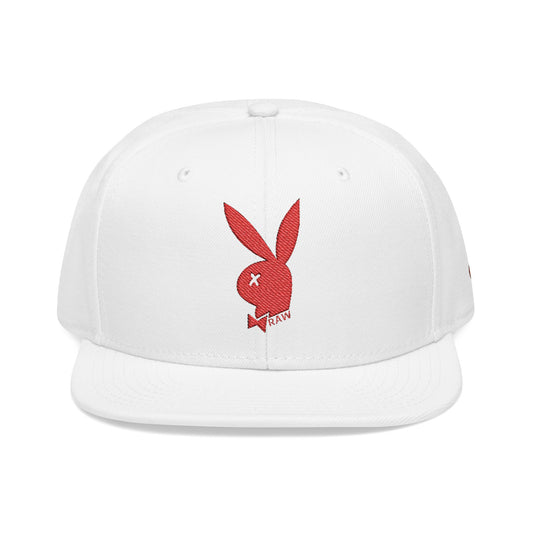 Raw Sushi "PLAY BOYZ" Snapback Hat (WHT)