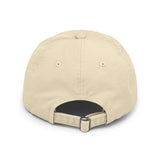 Raw+Suhi "R" LOGO Distressed Dad Cap (stone)