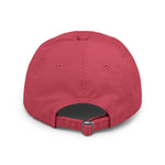 Raw+Suhi "R" LOGO Distressed Dad Cap (Dashing red)