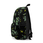 Raw+Sushi "raw script" BackPack blk/lime