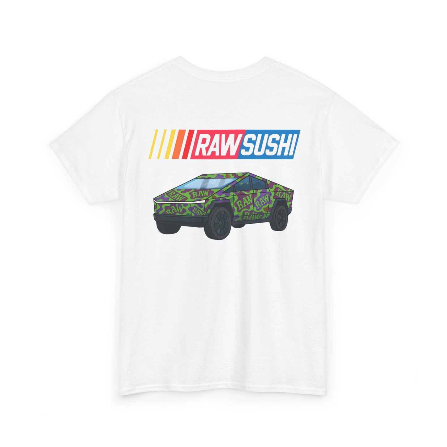 Raw+Sushi "Cartoon Cybor Camo" Heavy Cotton Racer Tee