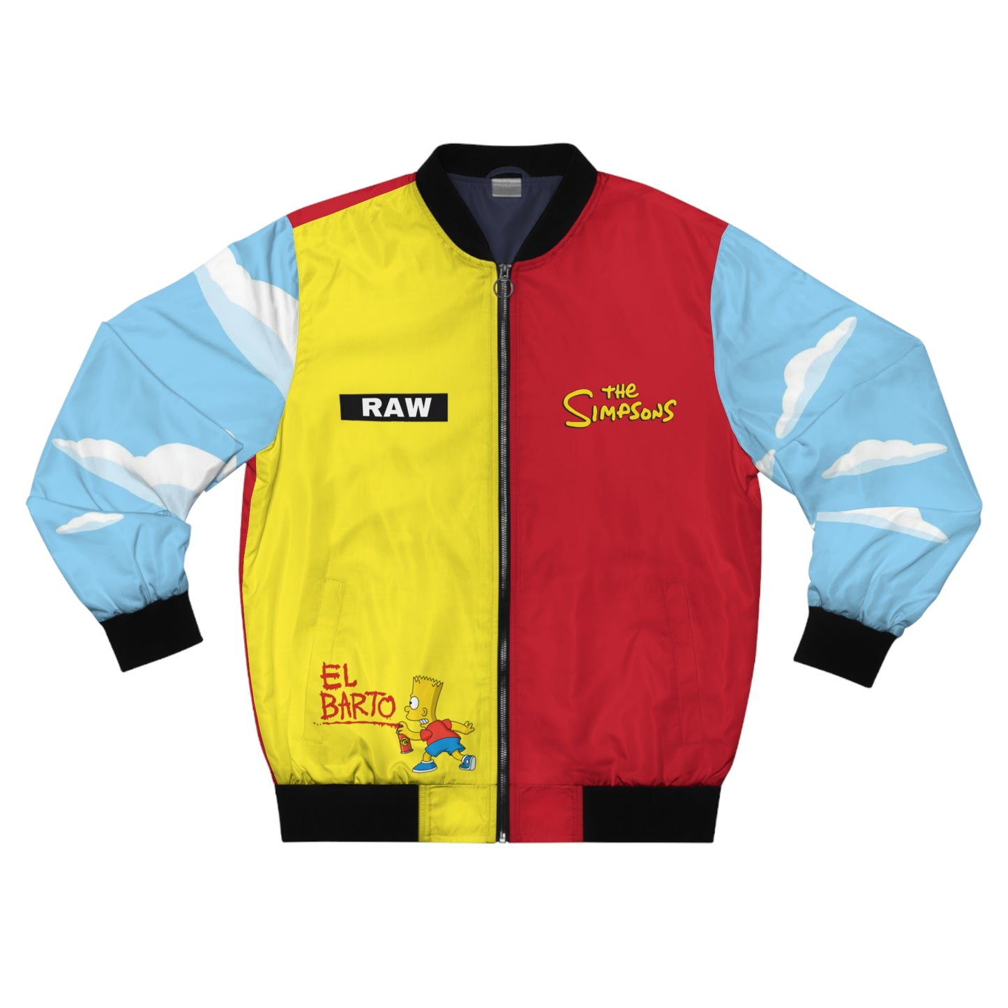 Raw+Sushi X Simpsons "El'Barto" Bomber Jacket