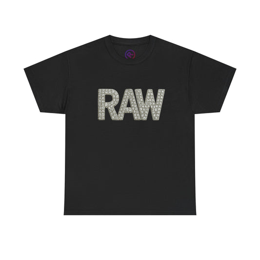 Raw+Sushi "BLING BLING" Heavy Cotton Tee BLK