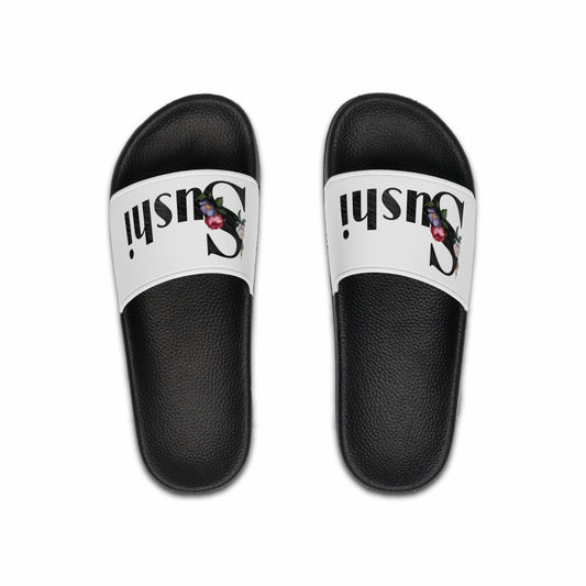 Raw+Sushi "Sushi rose" Slide Sandals white