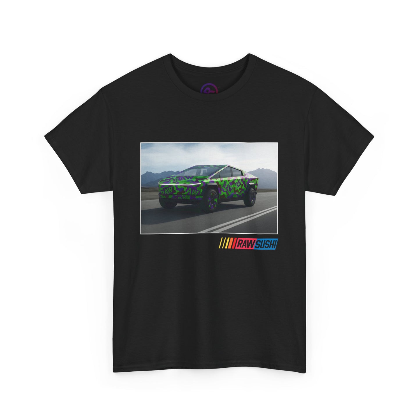 Raw+Sushi "Cybor Camo" Heavy Cotton Racer Tee