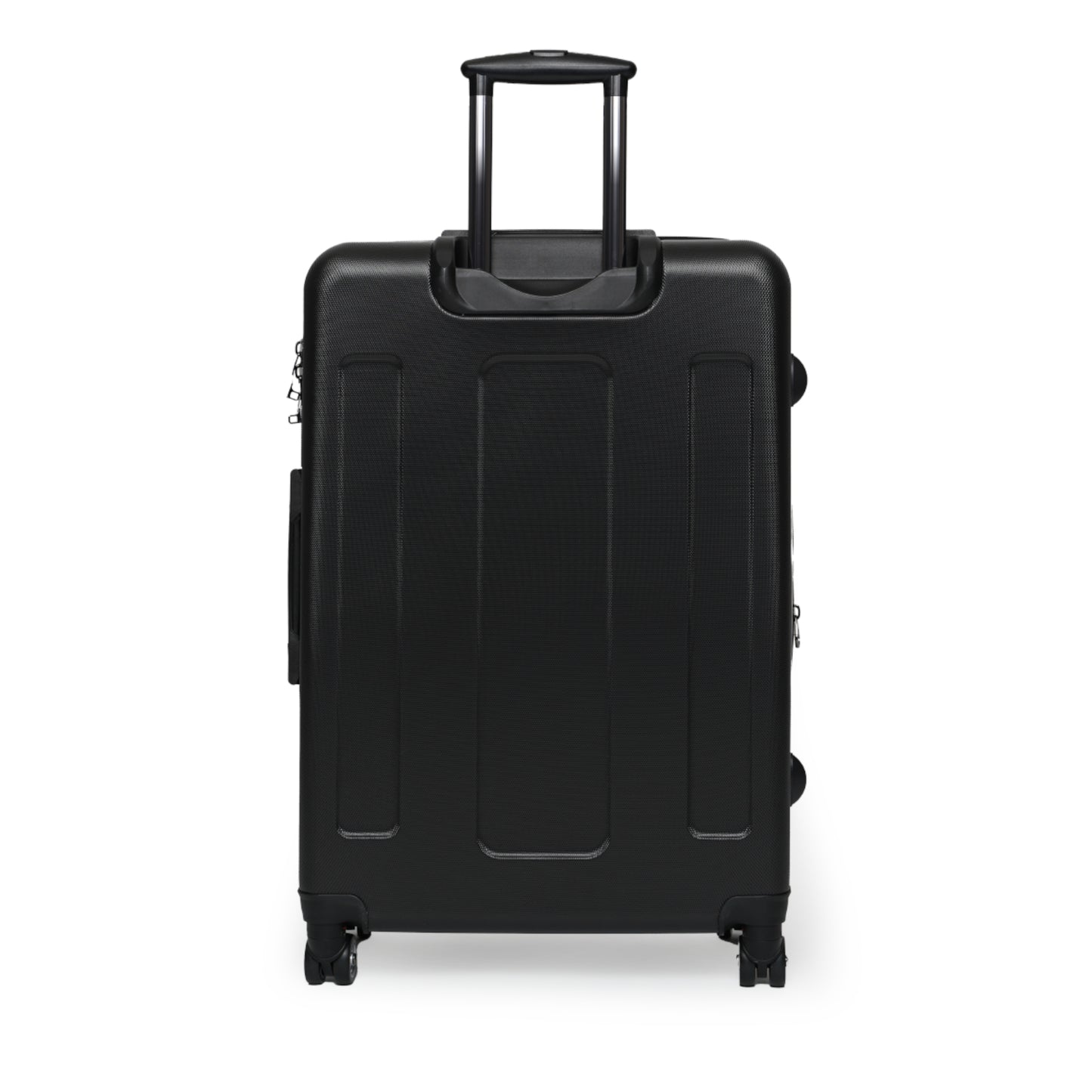 Raw+Sushi Graphic Black & White Rolling SuitcaseTravel Luggage